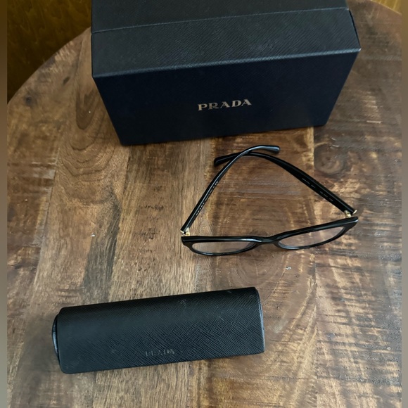 Prada Eyeglasses Frame Black - Picture 4 of 5